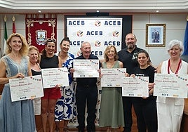 Winners of the decoration contest.