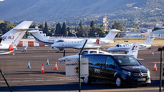Private aircraft flight numbers take off during summer bringing more high-spending tourists to Malaga Airport