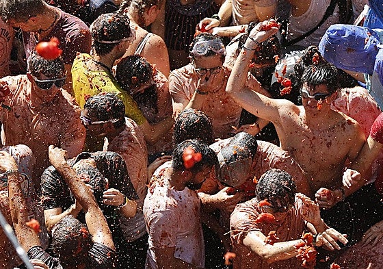 A previous Tomatina de Buñol (file image).
