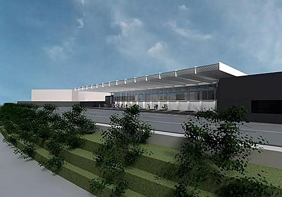 Artist's impression of Ronda's new bus station.