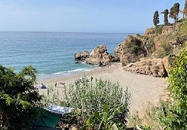 Carabeillo beach in Nerja.