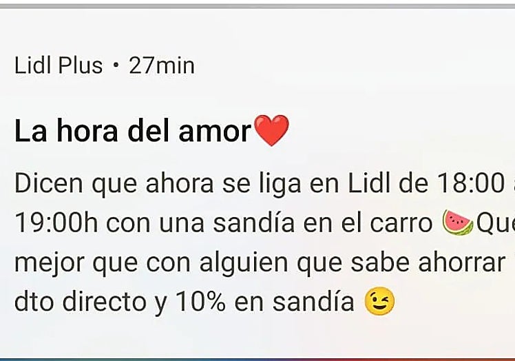 Message sent to all customers.