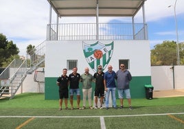 The new storage facility at the Antonio J. Mayo Cañamero football ground.