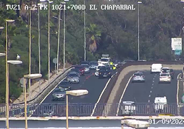 Image of the reach area, from DGT cameras.