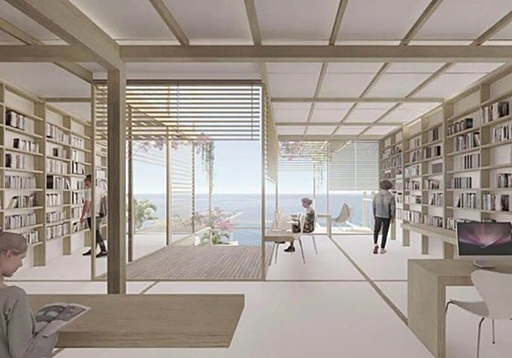 Digital image of the future nerja library