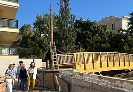 Work on the installation of the new bridge is almost complete.