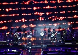 Aventura, on stage in Fuengirola earlier this summer.