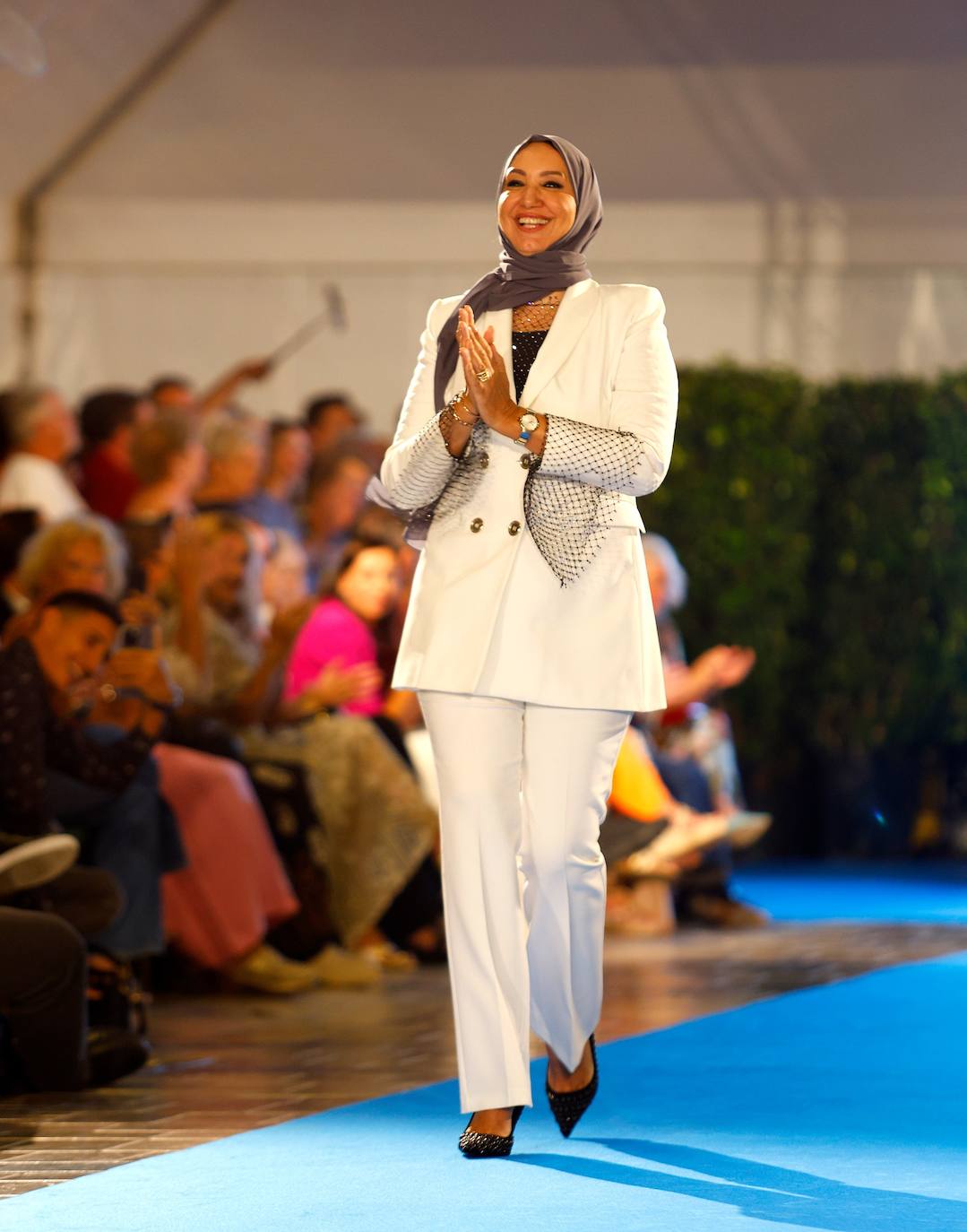 Europe's longest fashion catwalk show, in pictures