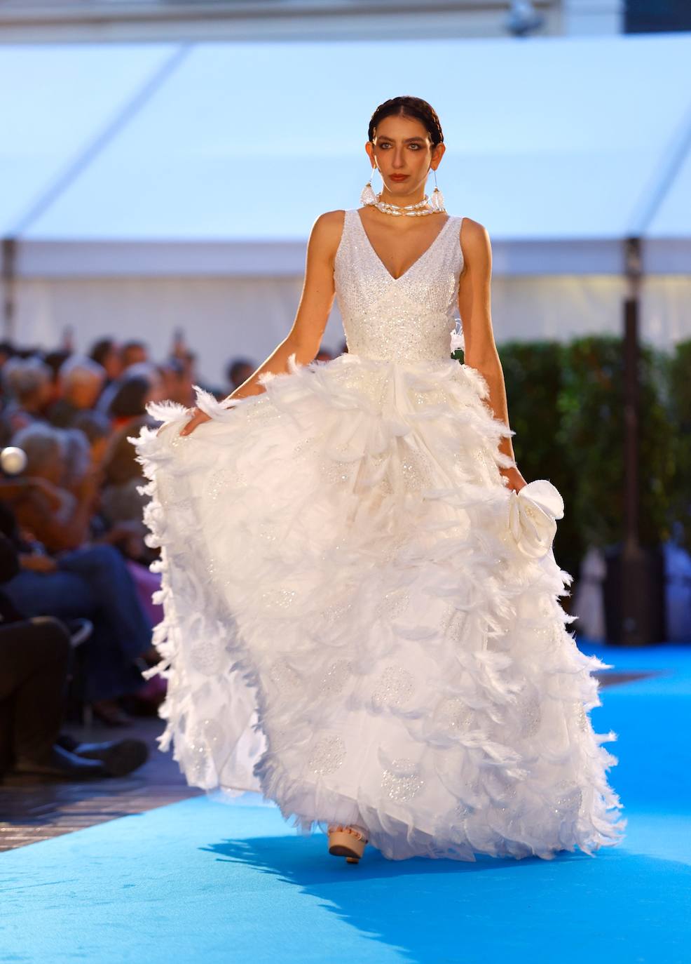 Europe's longest fashion catwalk show, in pictures