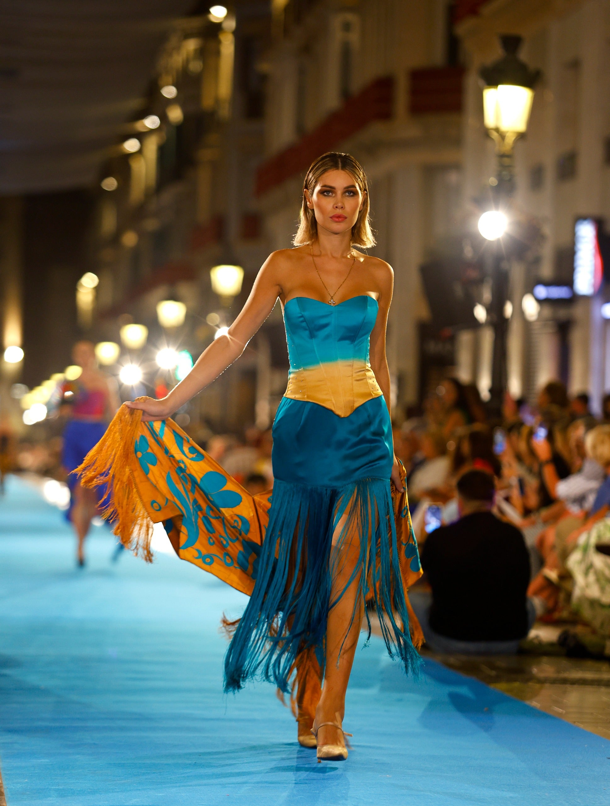 Europe's longest fashion catwalk show, in pictures