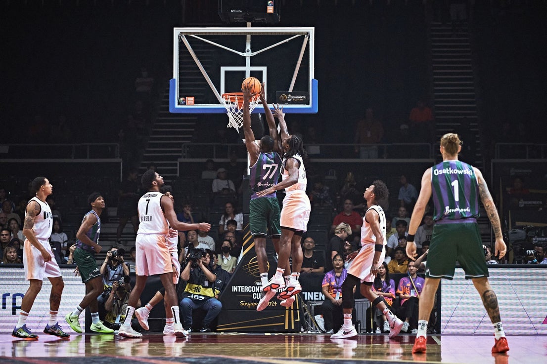 The best photos from Malaga-based Unicaja basketball team's victory at Intercontinental Cup final in Singapore