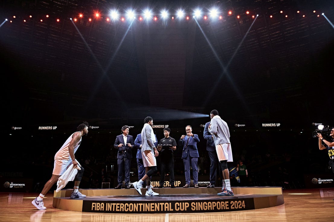 The best photos from Malaga-based Unicaja basketball team's victory at Intercontinental Cup final in Singapore