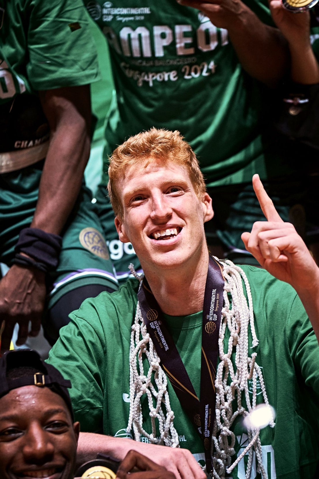 The best photos from Malaga-based Unicaja basketball team's victory at Intercontinental Cup final in Singapore