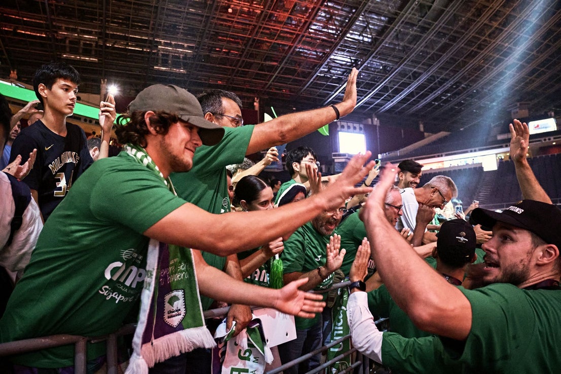 The best photos from Malaga-based Unicaja basketball team's victory at Intercontinental Cup final in Singapore