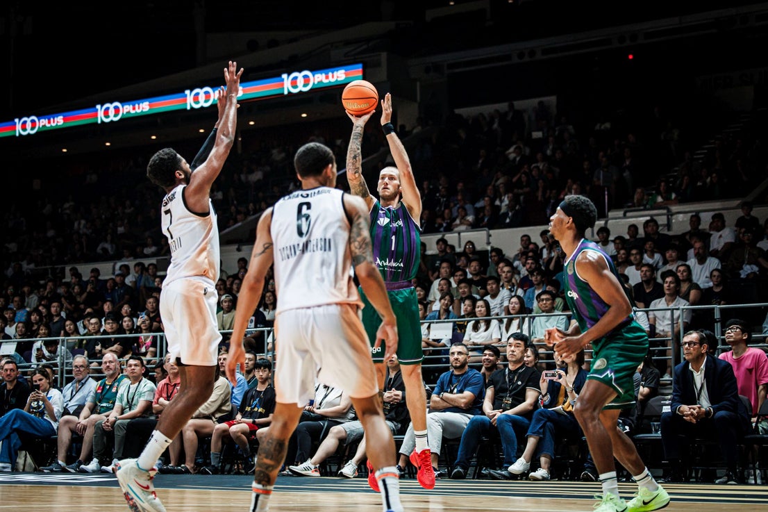 The best photos from Malaga-based Unicaja basketball team's victory at Intercontinental Cup final in Singapore