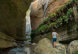 One of the sections of the route.