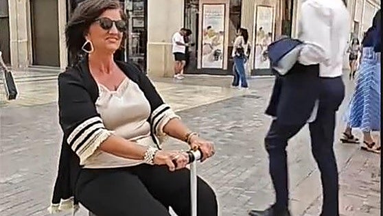 Motorised suitcase that could revolutionise travel spotted zooming around on the Costa