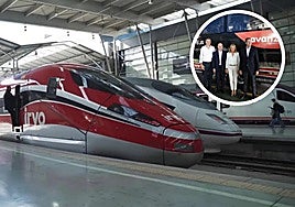 The agreement was announced at the bus station in Marbella (inset).