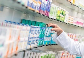 Archive image of a pharmacy.