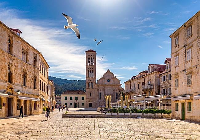 Stari Grad. Architecture typical of the old town.