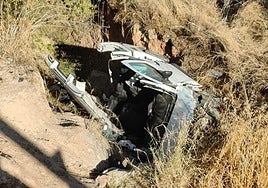 The state of the vehicle after the accident.