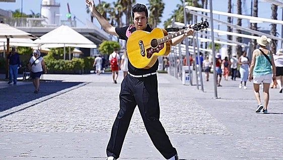 The 'best Elvis in the world' is from the Costa del Sol