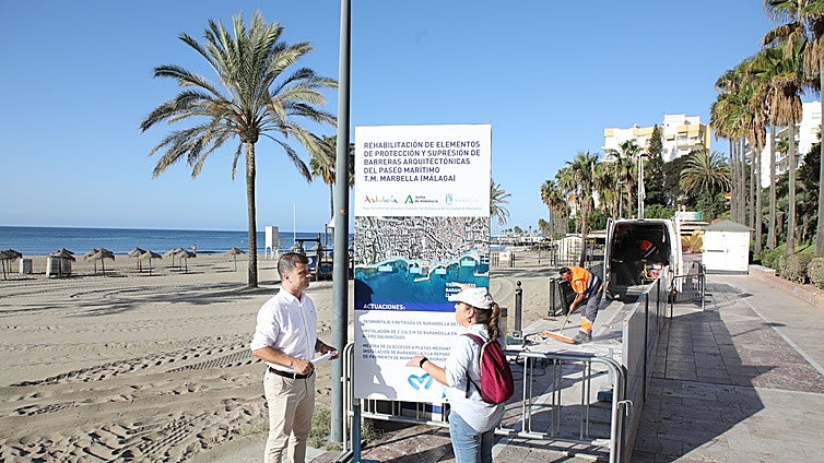 Major refurbishment work on Marbella's promenade commences