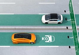 Electric vehicles will be able to charge on the move without needing to plug into a socket.