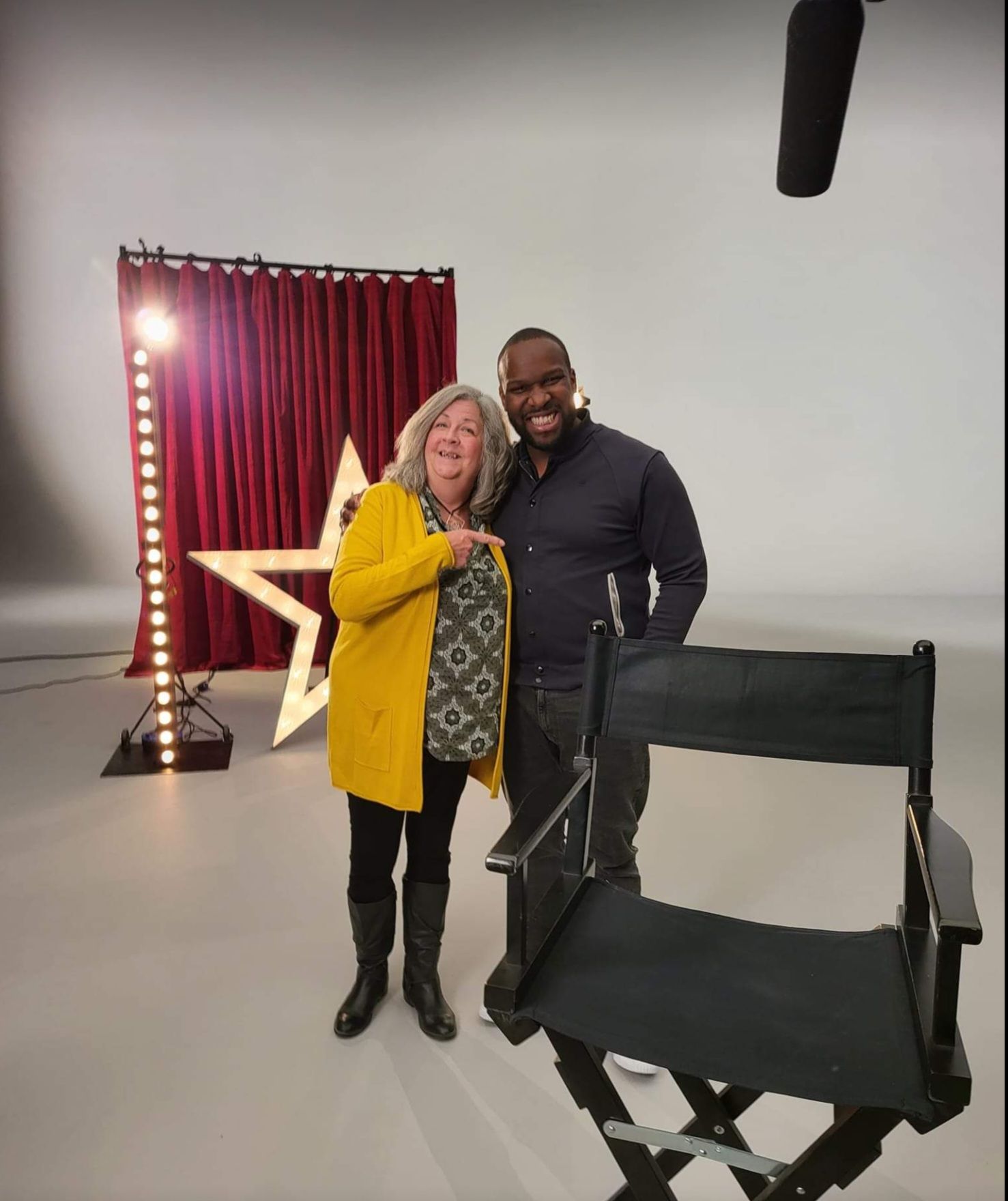 With Axel Blake on Britain’s Got Talent.