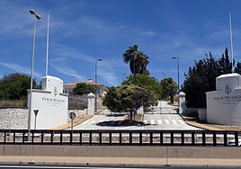 Entrance to the resort to be managed by the Four Seasons luxury chain in Marbella