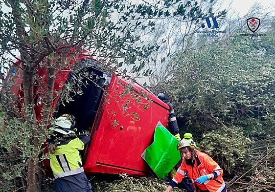 Driver airlifted to hospital after car crashes off road in Malaga village