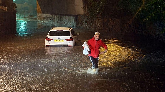 Downpours have already left more than 130mm of rain in Malaga province and they will continue until Thursday