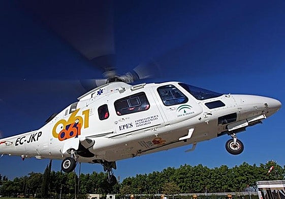 File image of an 061 air ambulance.