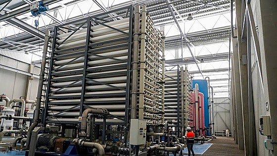 Axarquía desalination plant output will be shared equally between agricutural and domestic supply