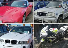 Vehicles seized from drug traffickers sent to auction in April.