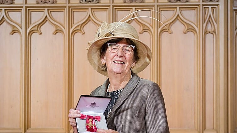 Costa del Sol cancer charity co-founder receives OBE from Prince of Wales at Windsor Castle