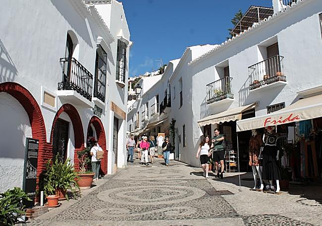 Entrance to the Barribarto of Frigiliana.