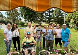 The Adimi visit to the garden.