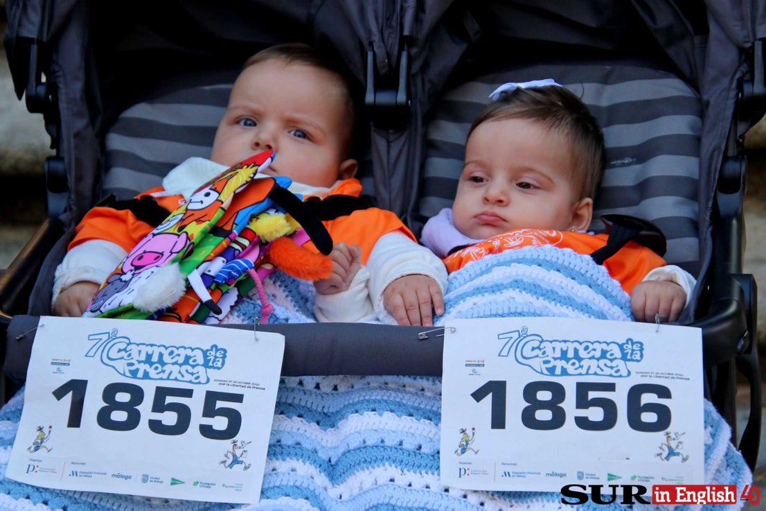 Annual press freedom event for charity hits the streets of Malaga city, in photos