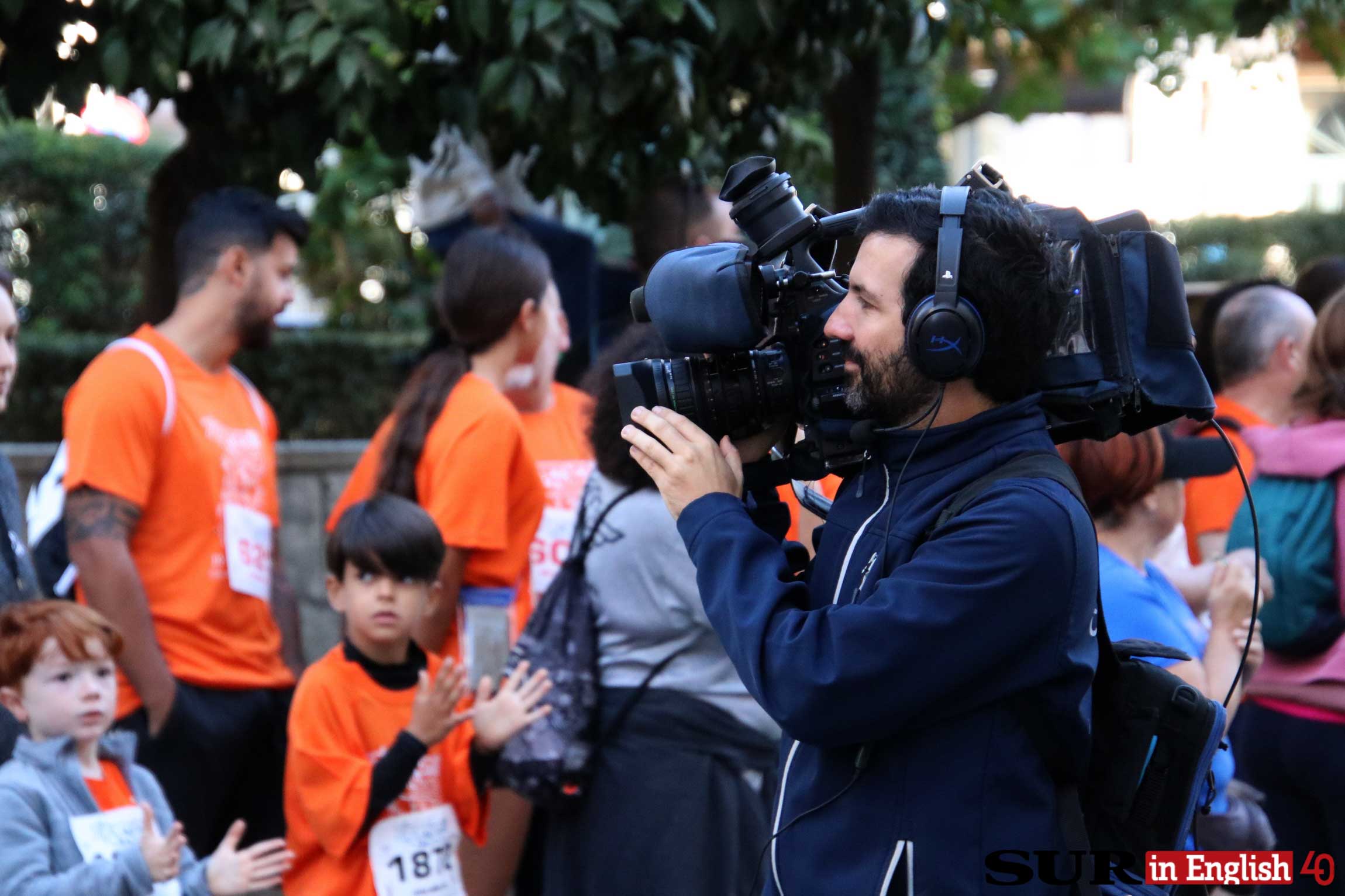 Annual press freedom event for charity hits the streets of Malaga city, in photos