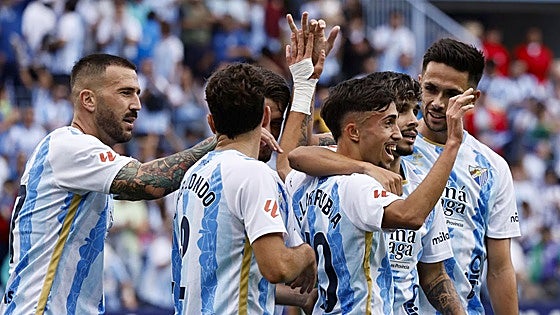 Early David Larrubia strike seals much-needed win for Malaga CF