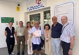 Brothers from the Masonic Lodge of Friendship 37 at Fuensocial.