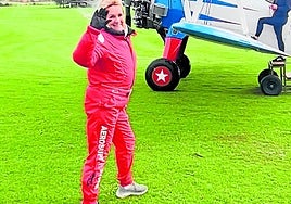 The sky's the limit for Rebecca's fundraising campaign to help those suffering with Alzheimer's.