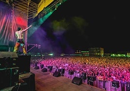 Festival-goers at this year's Weekend Beach.
