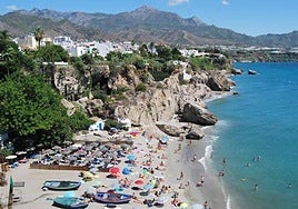 Calahonda beach in Nerja.
