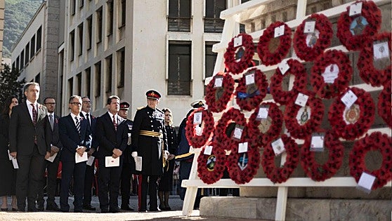 Gibraltar remembers the fallen at British war memorial ceremony