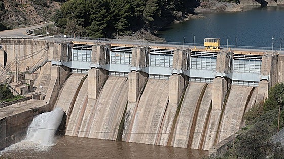 This is the moment water was released from a major Malaga reservoir for safety reasons following the last 'Dana' storm