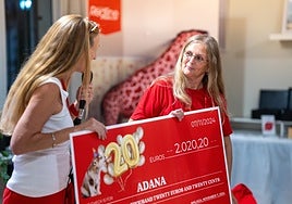 Presentation of the cheque.