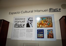 The new literary space is located in the Picasso cultural centre.