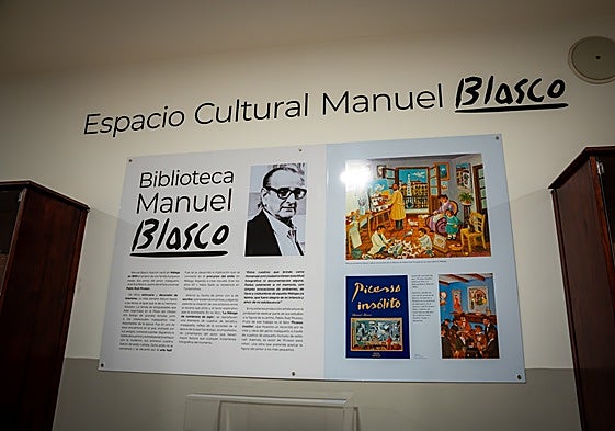 The new literary space is located in the Picasso cultural centre.